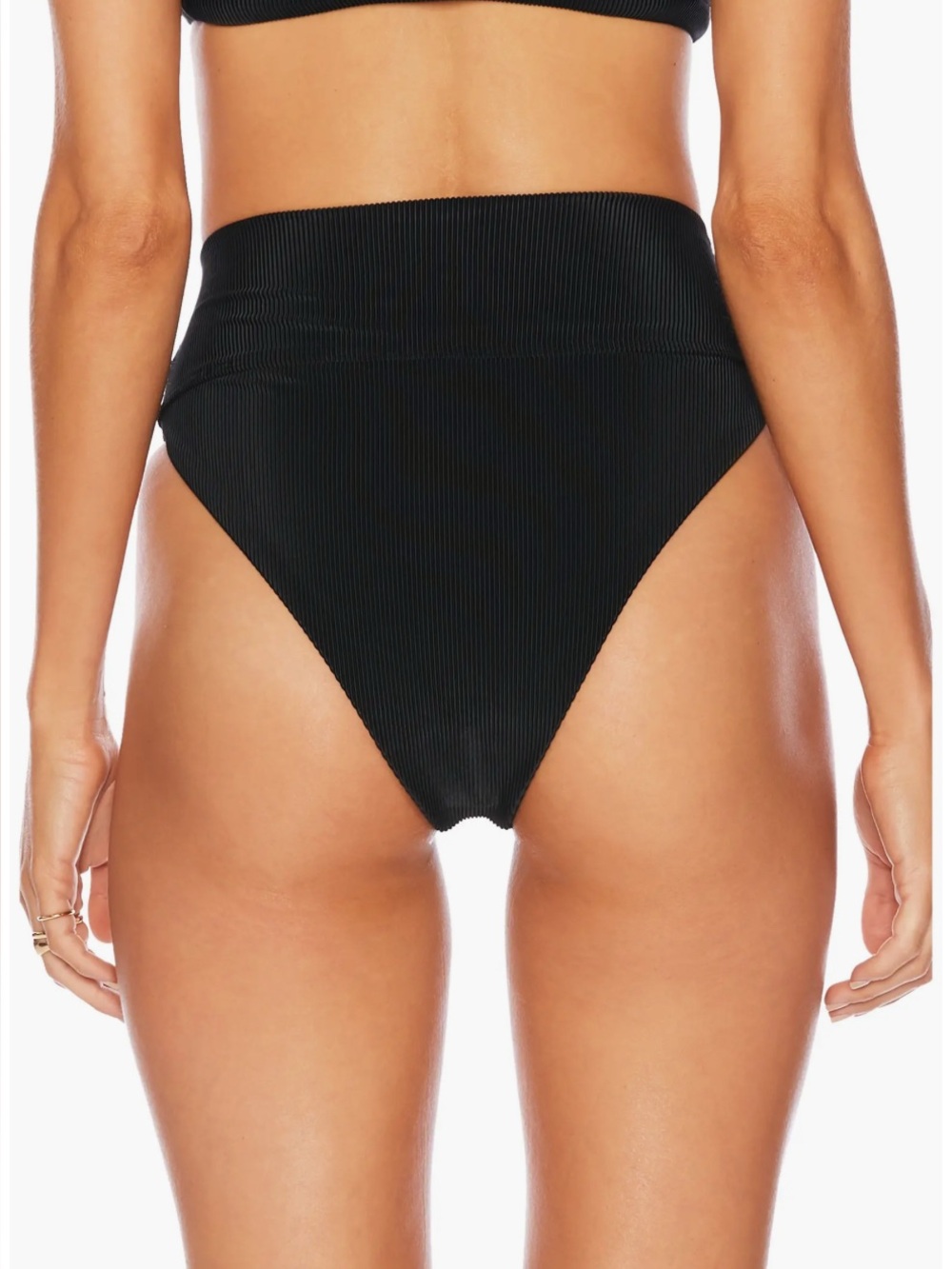 Beach Riot Set: Sophia Ribbed Bikini Top& Highway Ribbed Bikini Bottom; Large - Picture 8 of 14